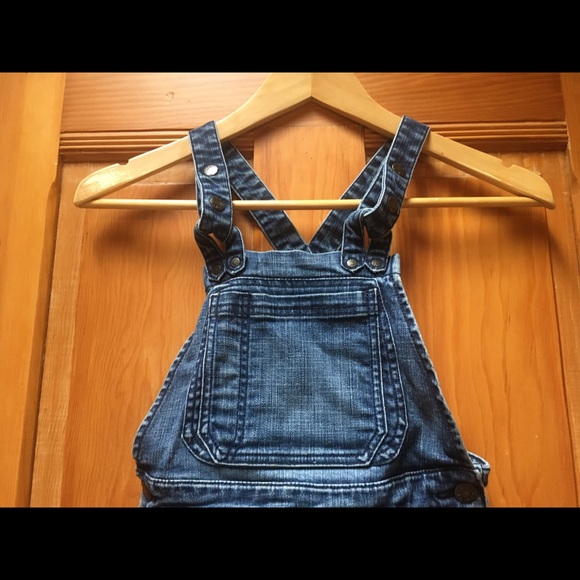 Cute slim leg denim overalls - Picture 2 of 2